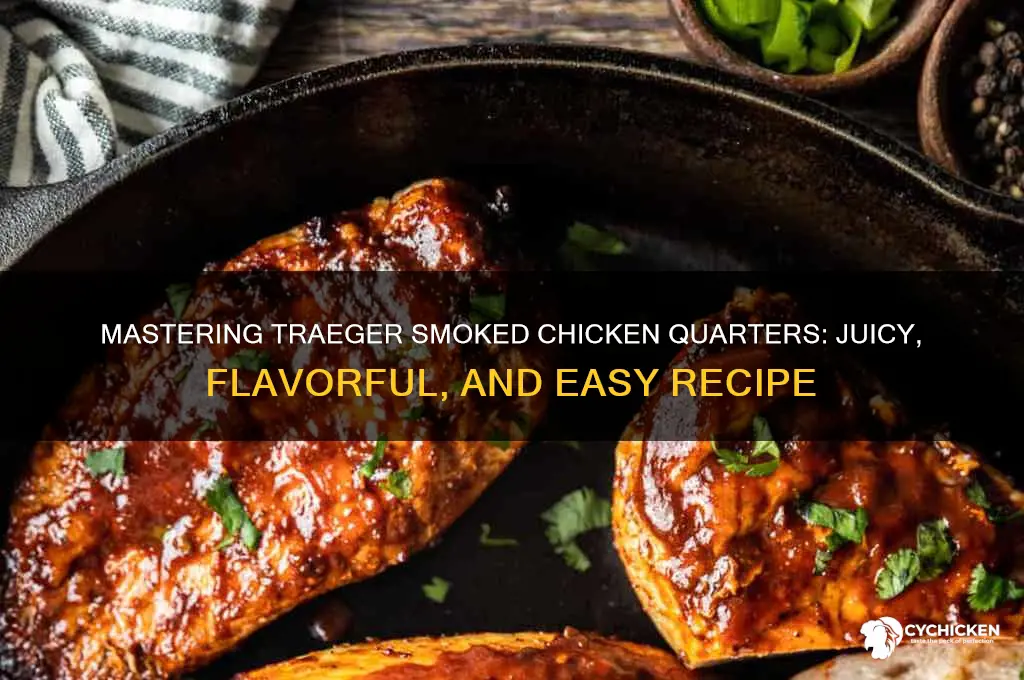 how to smoke chicken quarters on traeger