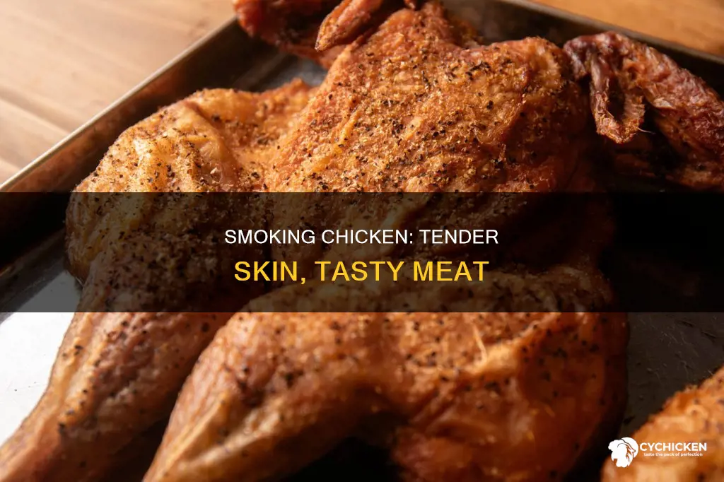 how to smoke chicken so skin is not tough