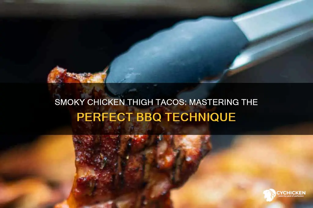 how to smoke chicken thighs for tacos