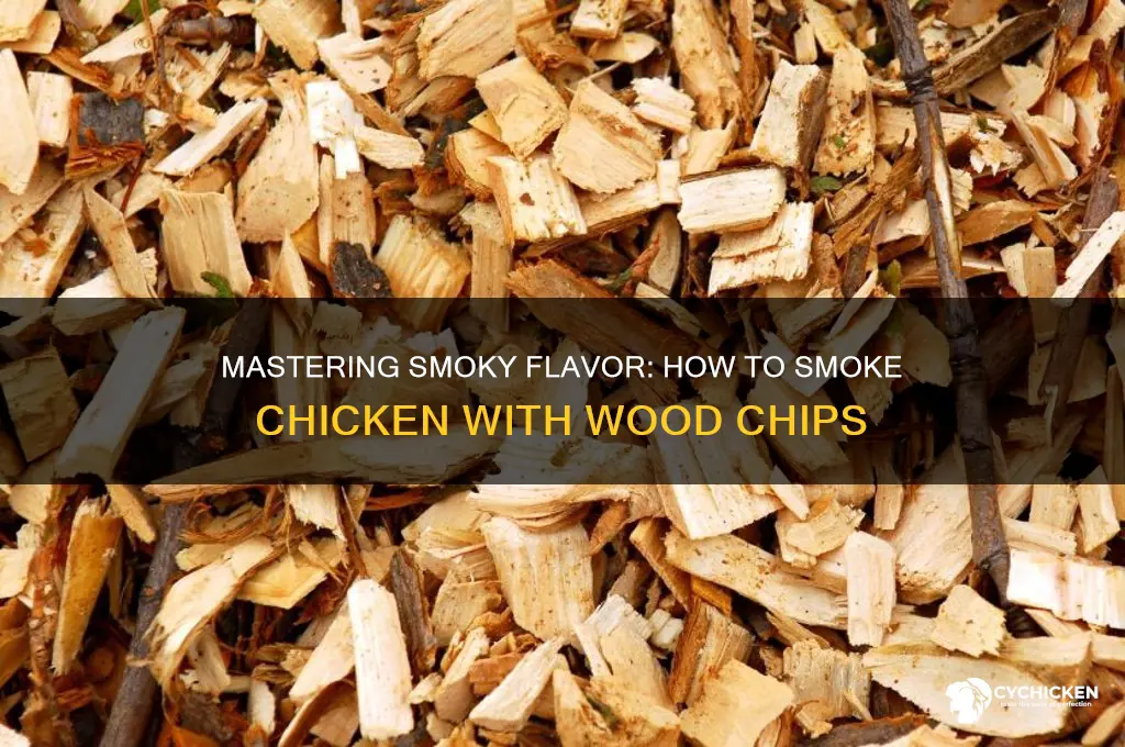 how to smoke chicken with wood chips