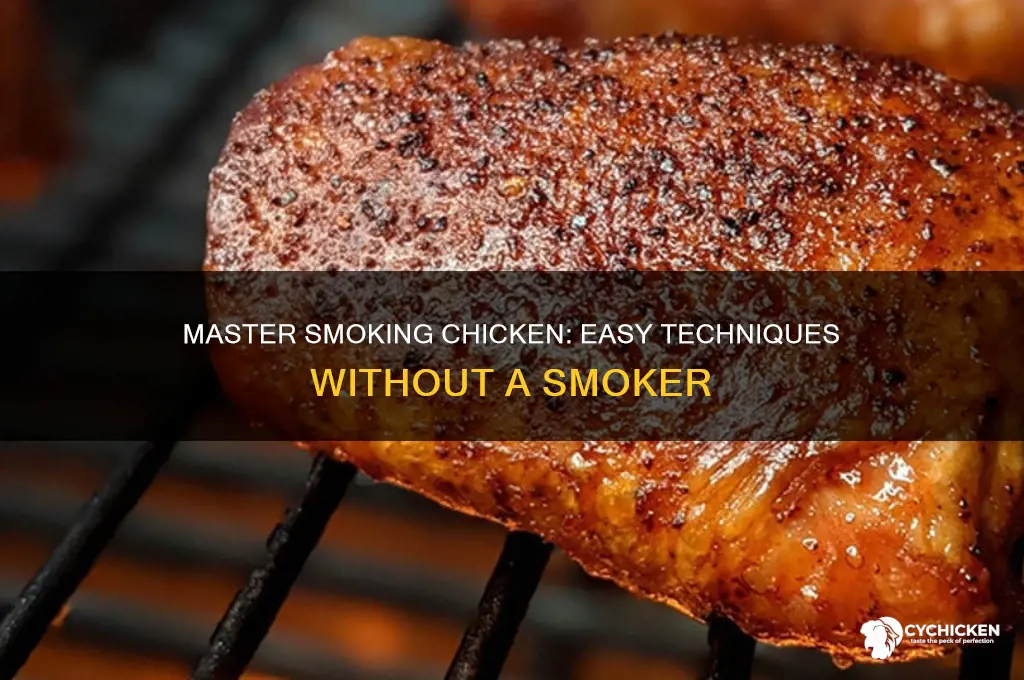 how to smoke chicken without a smoker