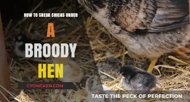 Sneak Chicks Under Broody Hen: A Step-by-Step Guide