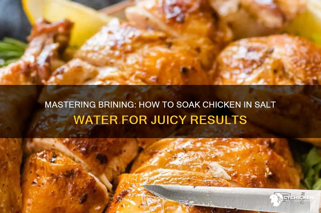 how to soak chicken in salt water