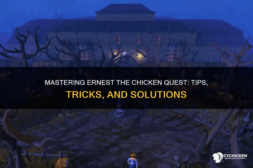 how to solve ernest the chicken quest