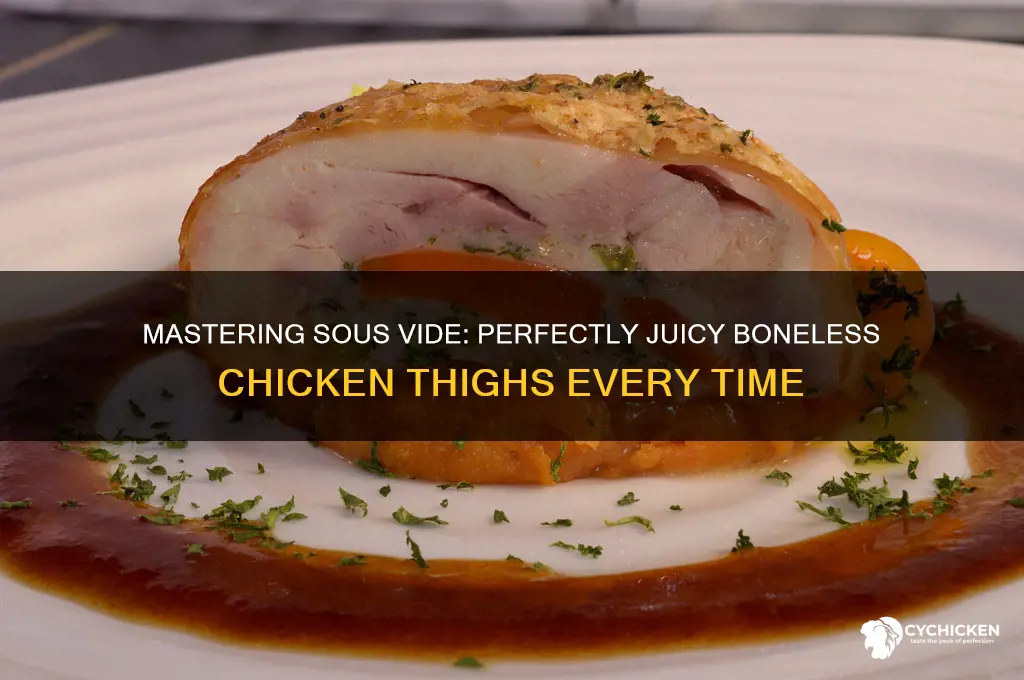 how to sous vide boneless chicken thighs