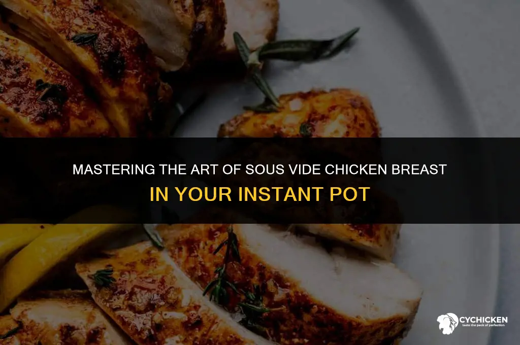 how to sous vide chicken breast in instant pot