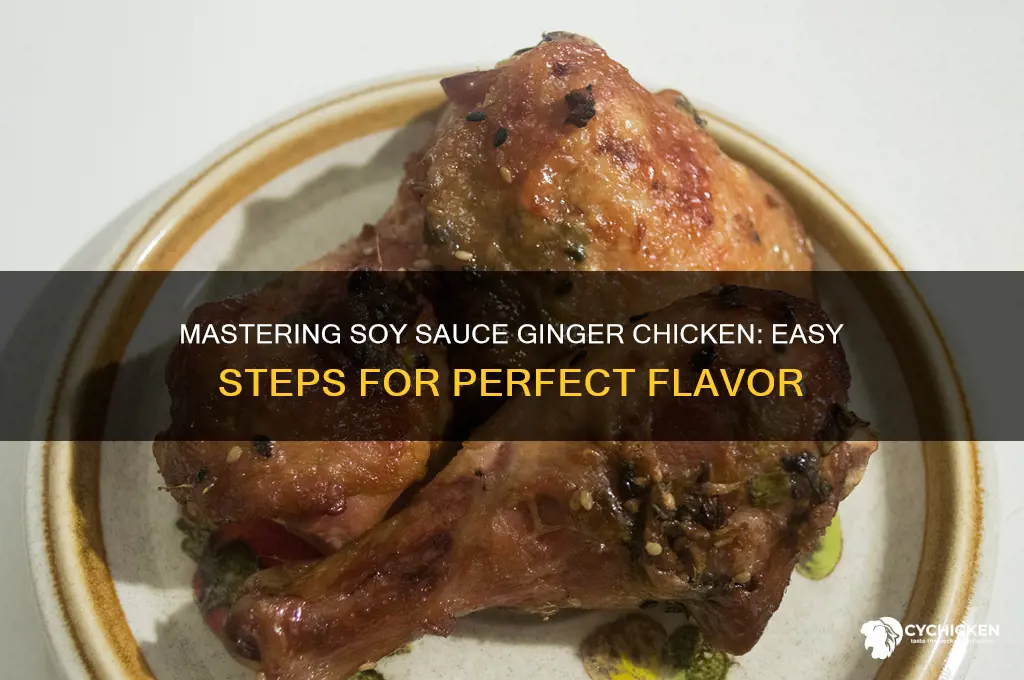 how to soy sauce ginger chicken