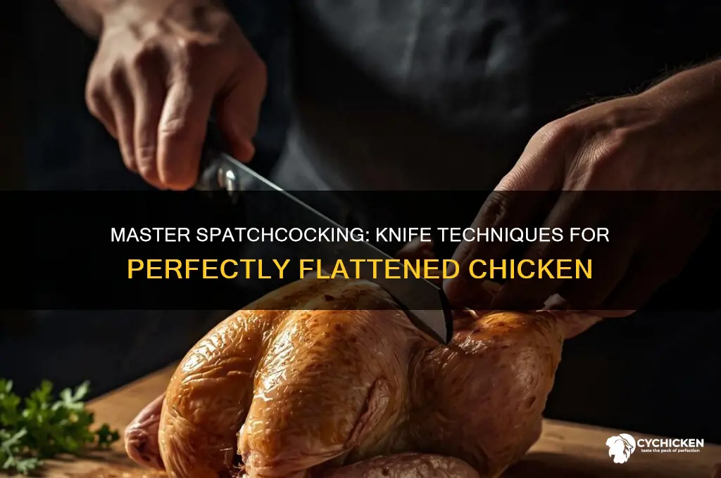 how to spatchcock a chicken with a knife