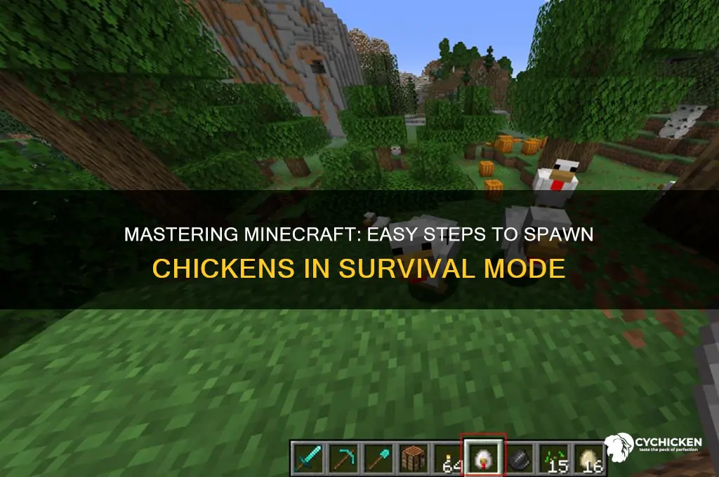 how to spawn a chicken in survival