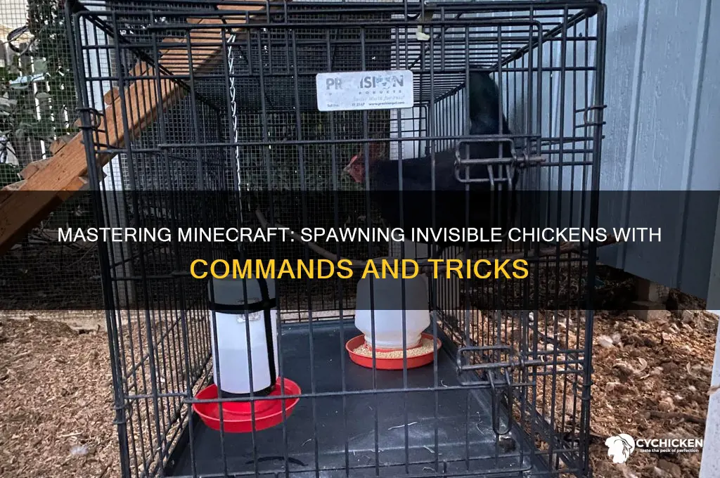 how to spawn a chicken with invis