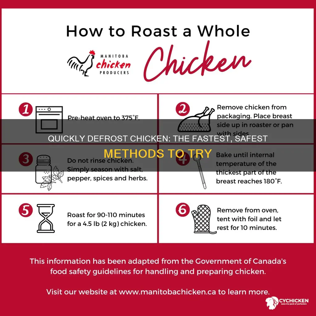 how to speed up the process of defrosting chicken