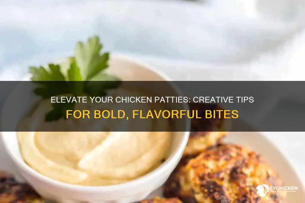 how to spice up a chicken pattie