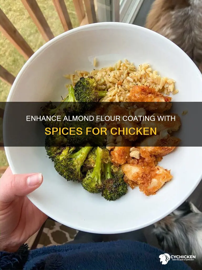 how to spice up almond flour coating on chicken