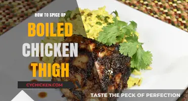 Transform Bland Boiled Chicken Thighs into Flavorful Delights with Simple Tips