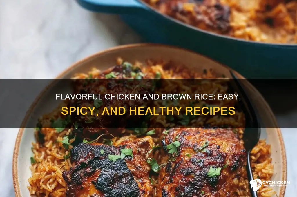 how to spice up brown rice and chicken