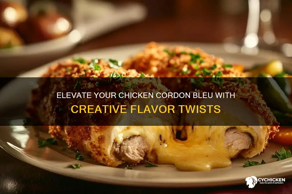 how to spice up chicken cordon bleu
