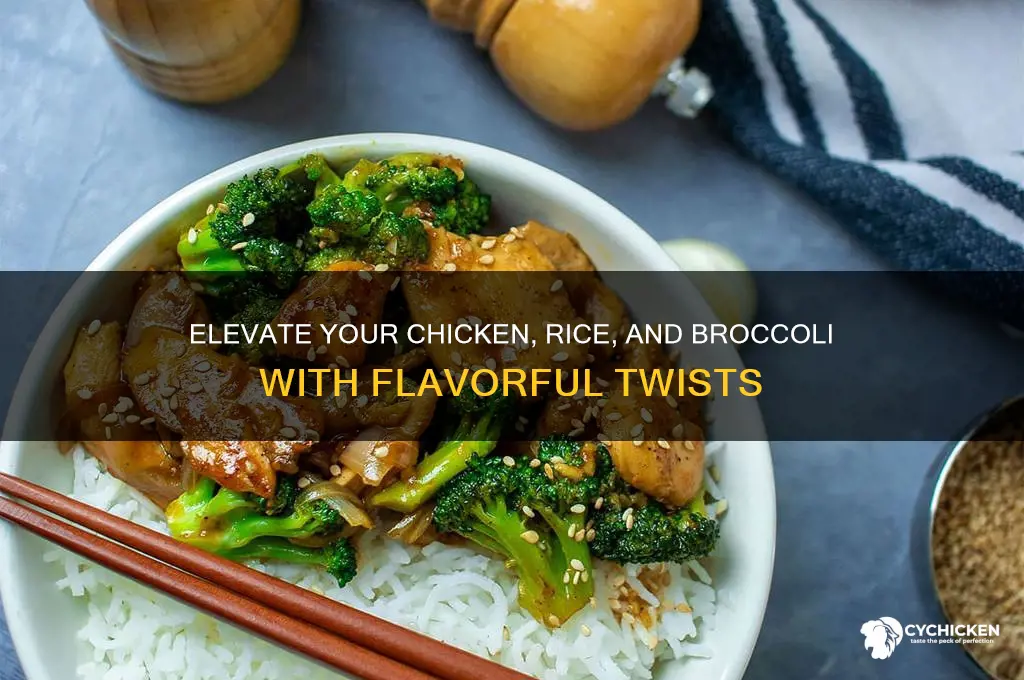 how to spice up chicken rice and brocli