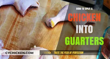 Mastering the Art of Splitting a Chicken into Quarters