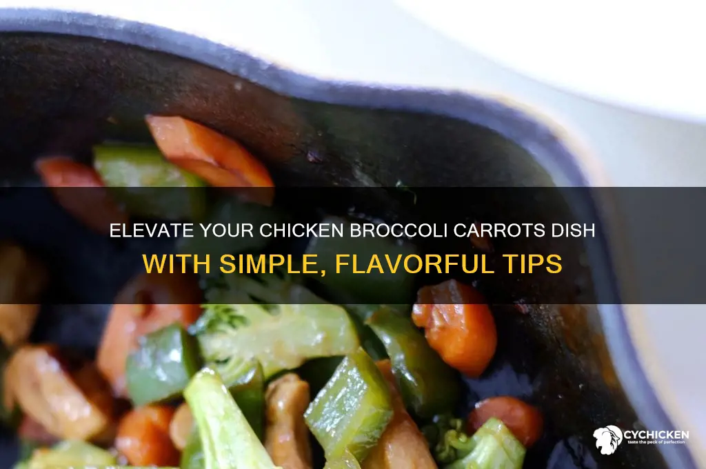 how to spruce up chicken broccoli and carrots