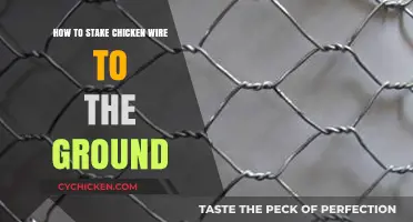 Secure Your Garden: Staking Chicken Wire to the Ground Easily