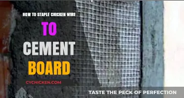 Stapling Chicken Wire to Cement Board: A Step-by-Step DIY Guide