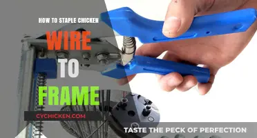 Stapling Chicken Wire to Frame: A Step-by-Step DIY Guide