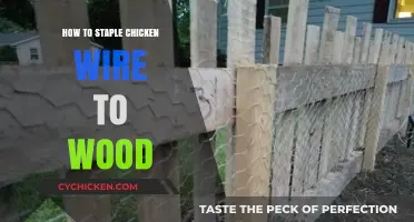 Stapling Chicken Wire to Wood: A Step-by-Step DIY Guide