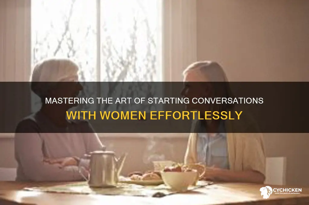how to start a conversation with a chick
