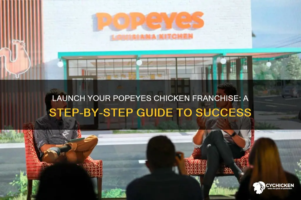how to start a popeyes chicken franchise