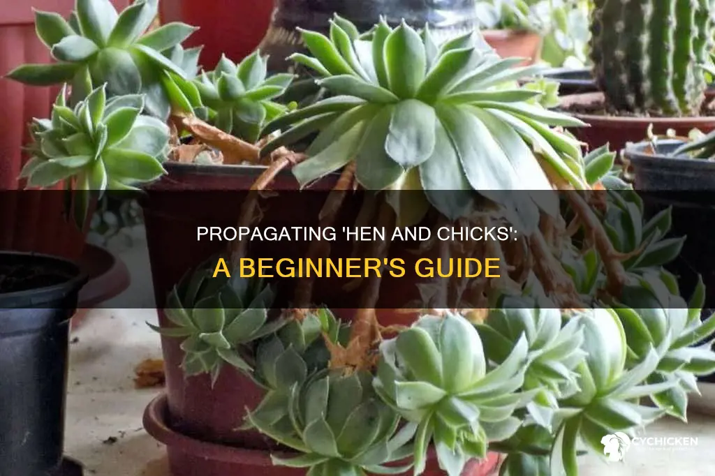 how to start a starter plant hen and chicks