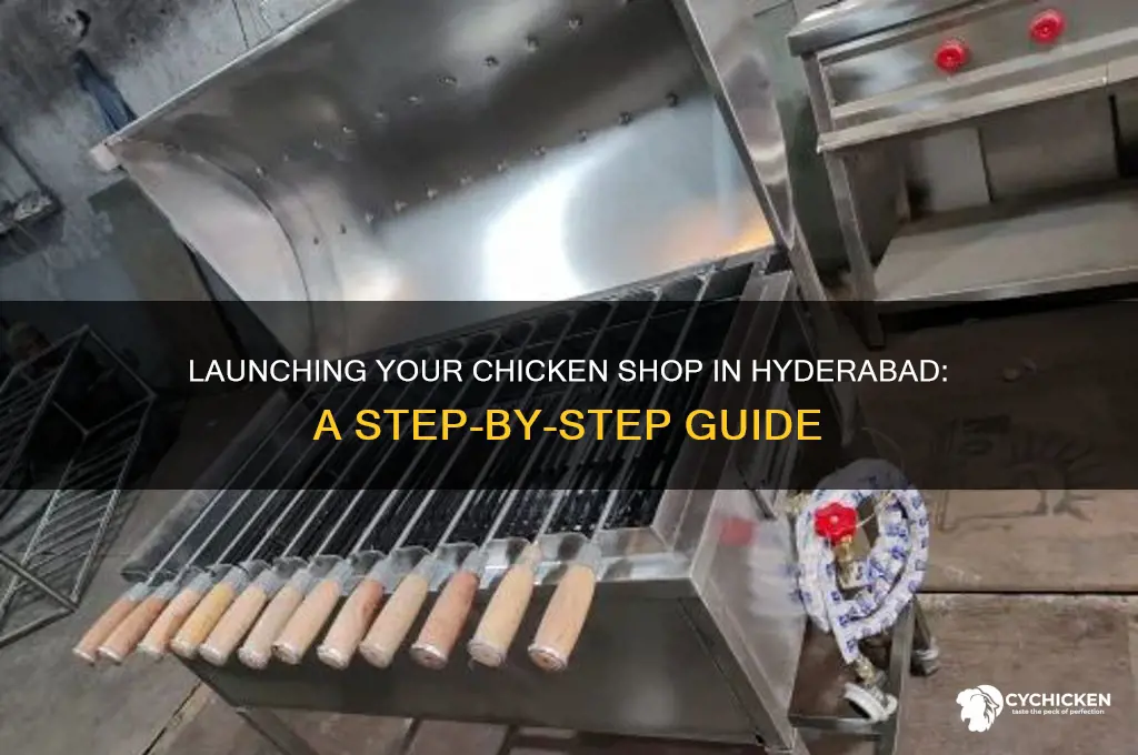 how to start chicken shop in hyderabad