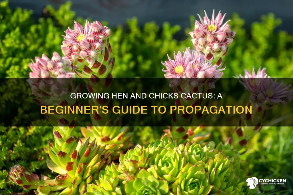 how to start hen and chicks cactus plants