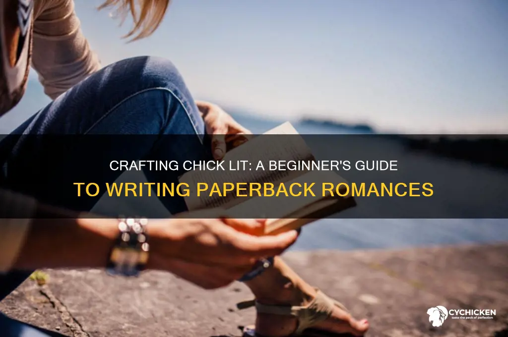 how to start writing paperback chick lit novels