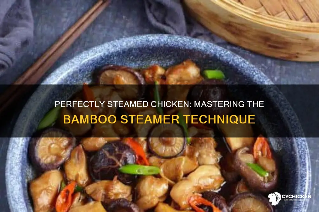 how to steam chicken in a bamboo steamer