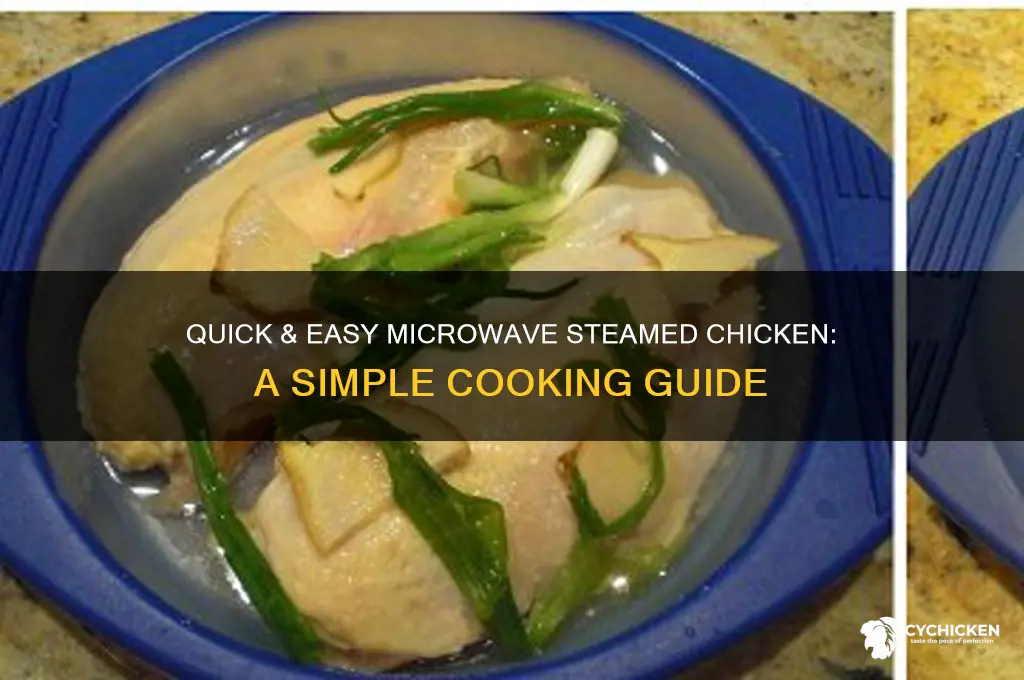 how to steam chicken in a microwave