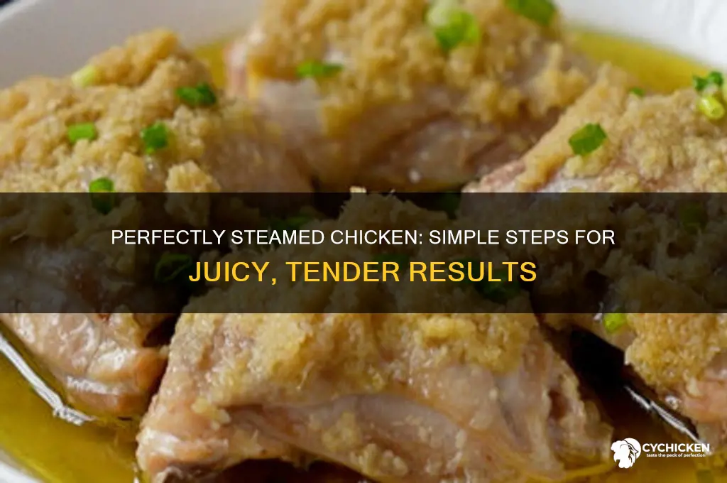 how to steam chicken in a steaming