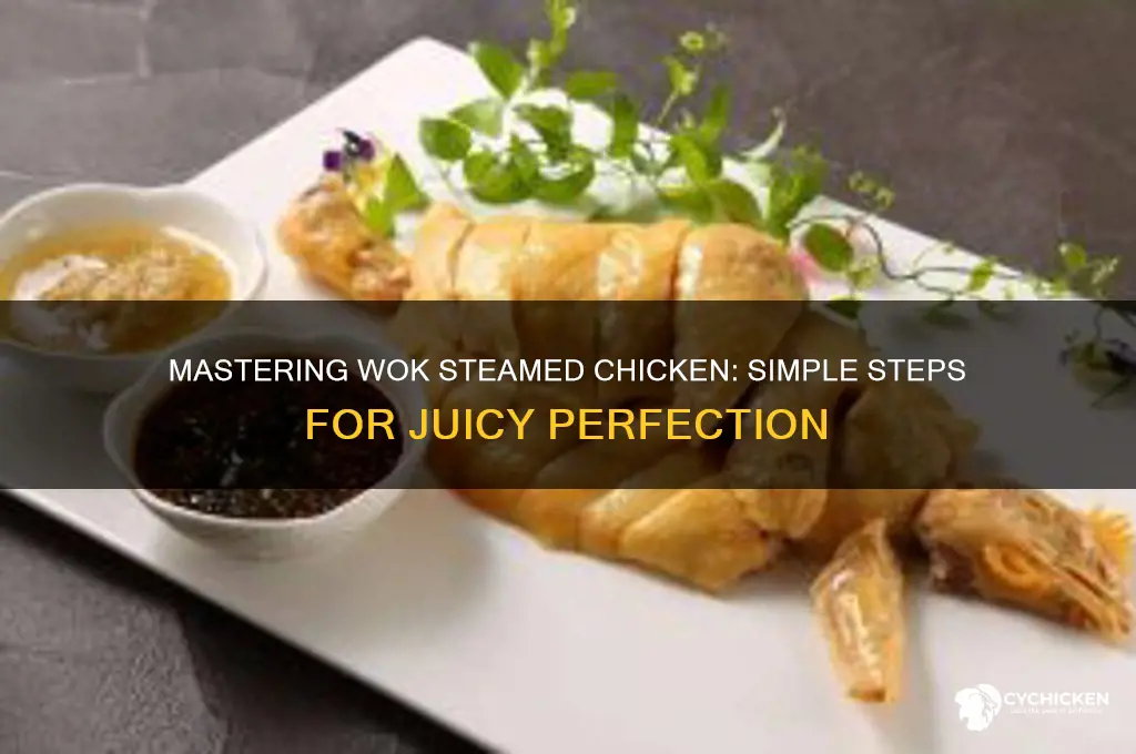 how to steam chicken in a wok