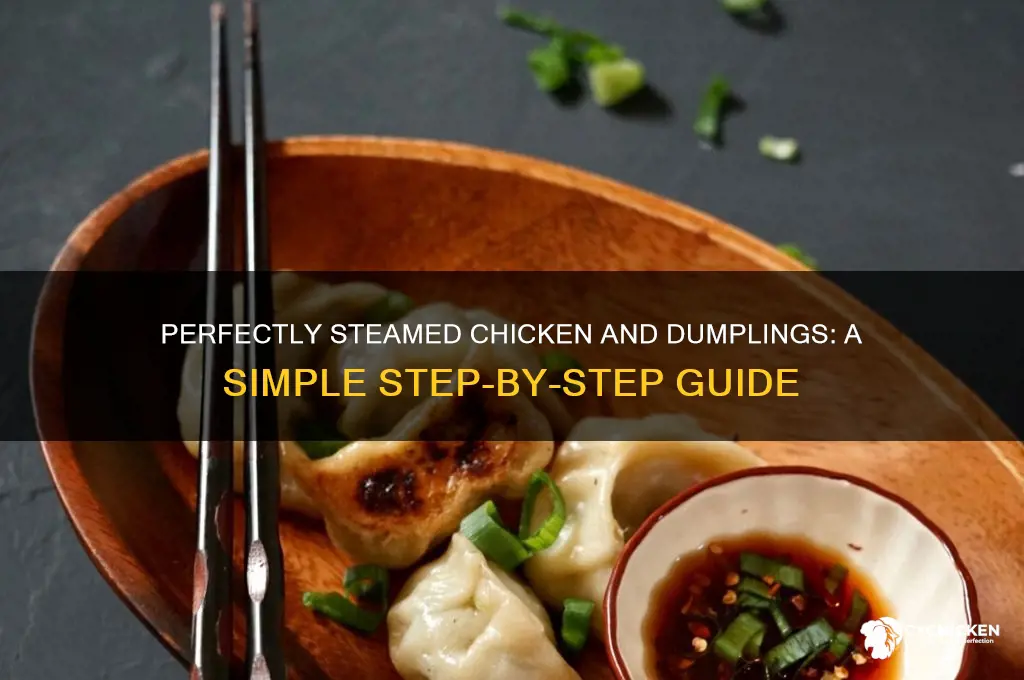 how to steam dumplings for chicken and dumplings