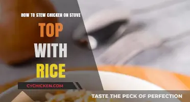Stove-Top Chicken Stew with Rice: A Simple, Hearty Dish