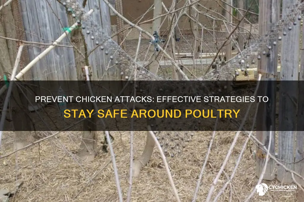how to stop a chicken attacking you