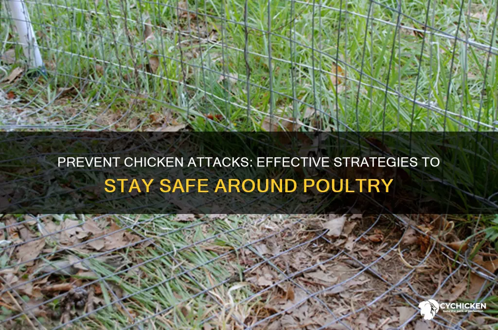 how to stop a chicken from attacking me