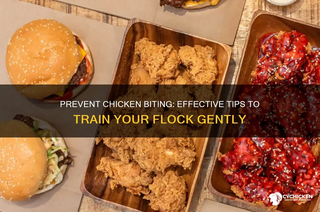 how to stop a chicken from biting
