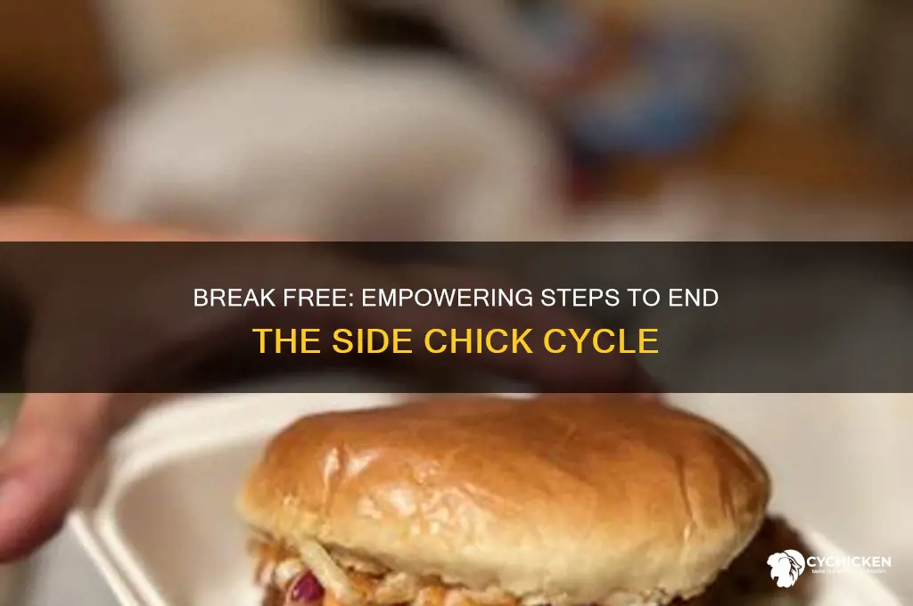 how to stop being his side chick