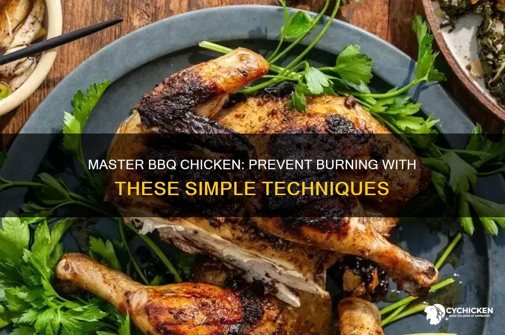how to stop chicken burning on bbq