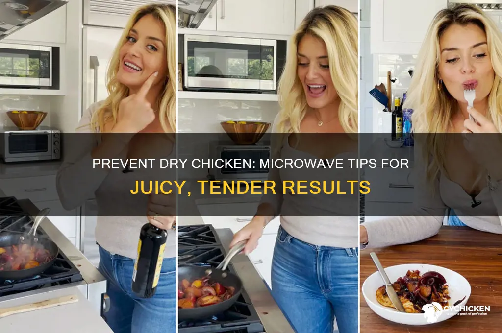 how to stop chicken drying out in microwave