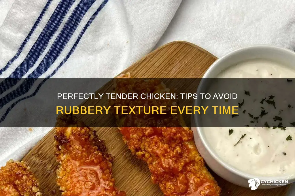 how to stop chicken from being rubbery