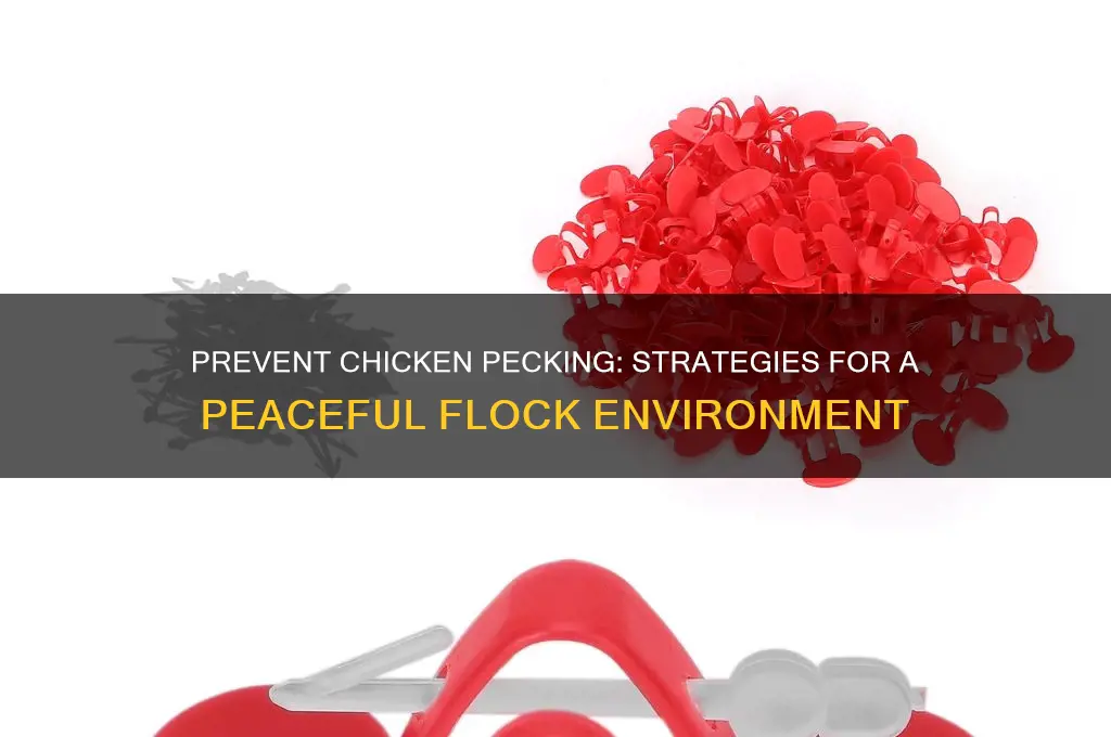 how to stop chicken pecking each other