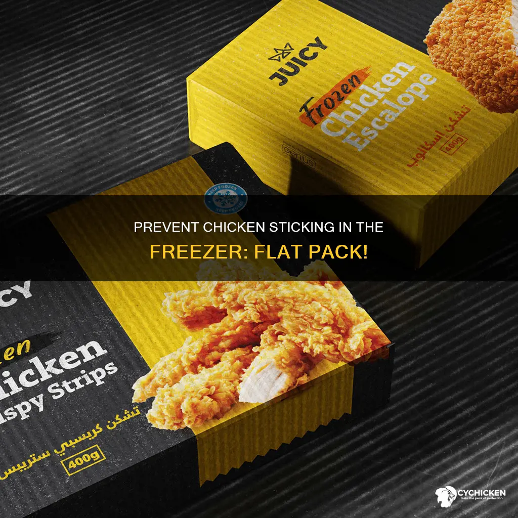 how to stop chicken sticking together in the freezer