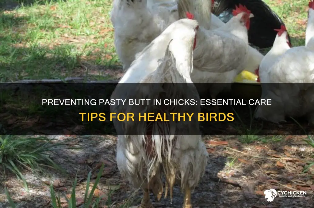 how to stop pasty butt in chicks