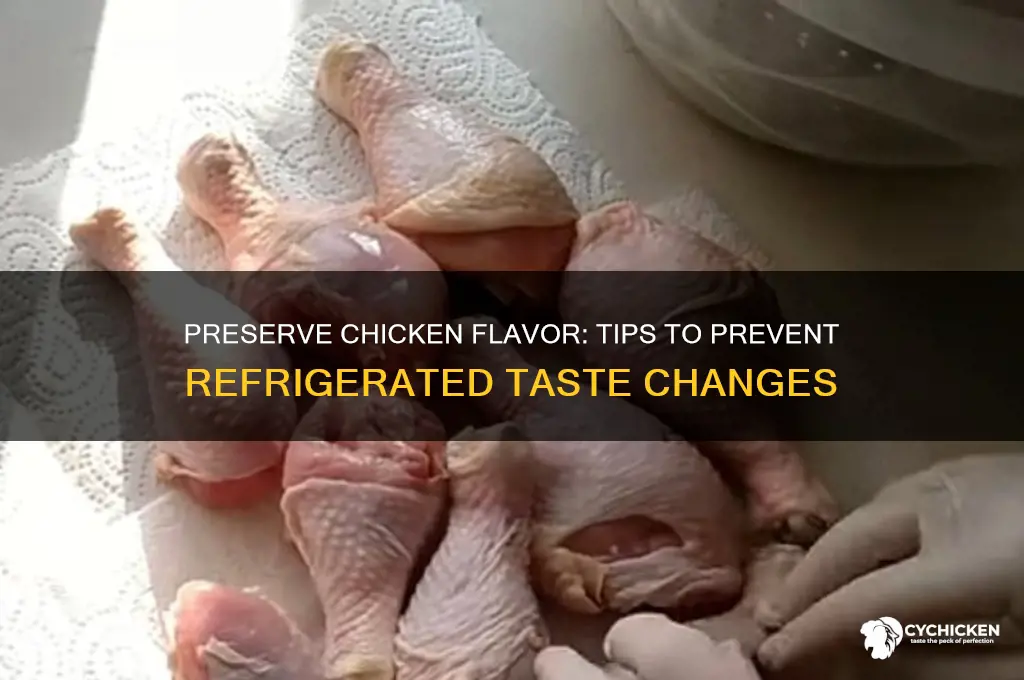 how to stop refrigerated chicken from changing flavor
